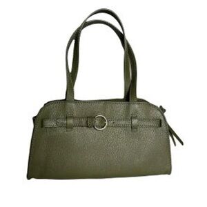 olive leather handbag